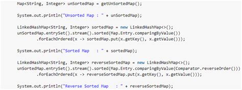 java sort map by value.